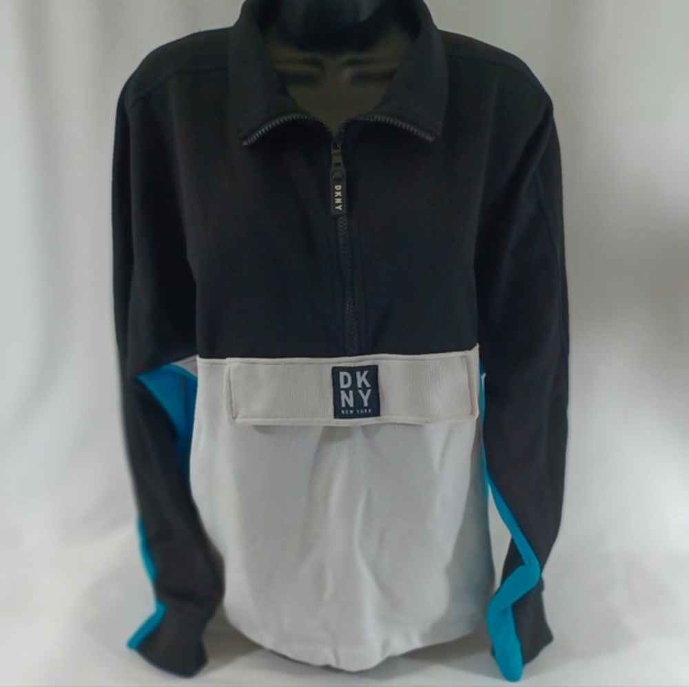 Pullover Jacket Zipper Jogger DKNY